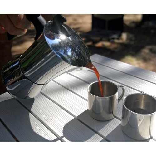 Кружка BasicNature Stainless Steel Thermo Deluxe Espresso, 0,1 л