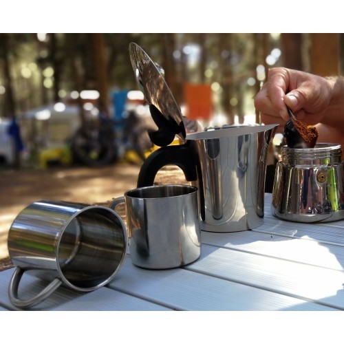 Кружка BasicNature Stainless Steel Thermo Deluxe Espresso, 0,1 л