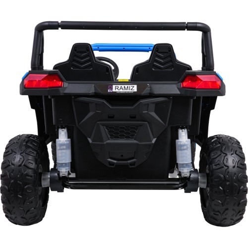 Elektrinis keturratis Buggy ATV Racing 4x4, mėlynas