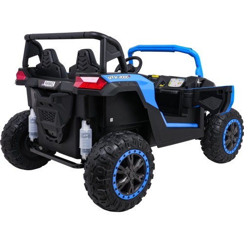 Elektrinis keturratis Buggy ATV Racing 4x4, mėlynas