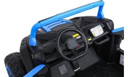 Elektrinis keturratis Buggy ATV Racing 4x4, mėlynas