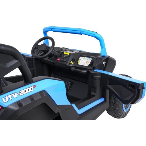 Электромобиль Buggy ATV Racing 4x4, синий