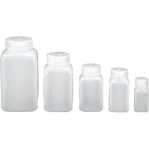 Nalgene gertuvė, plačiu kakleliu, kvadratinė