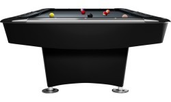 Biliardo stalas Dynamic II, blizgus juodas, Pool, 9 ft, Simonis 860 tournament blue