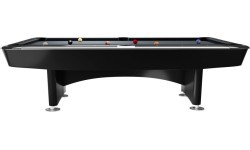 Biliardo stalas Dynamic II, blizgus juodas, Pool, 9 ft, Simonis 860 tournament blue