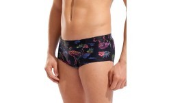 M Arena Flamingo Swim žemo liemens maudymosi šortai, juoda/marga, 70 - 550