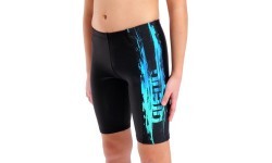 B Paint Swim Jammer maudymosi glaudės Black-Black Multi, 10-11 m. - 550