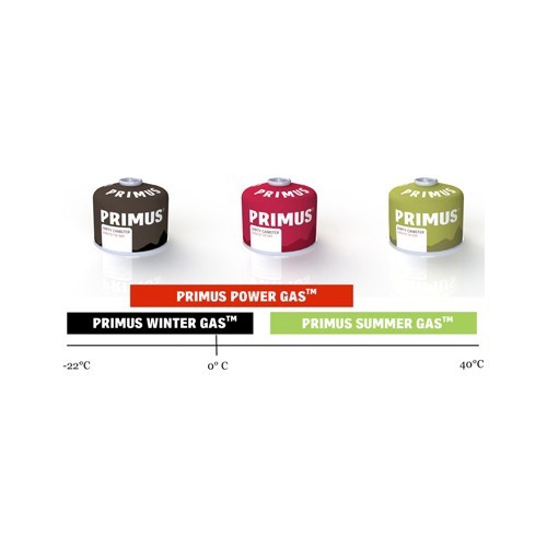Žieminės dujos Primus Self-Sealing kasetė, 450 g, juoda