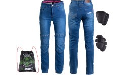 Women’s Motorcycle Jeans W-TEC GoralCE - Blue