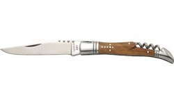 Pocket Knife Laguiole Classic Multi Olive Tree Wood Handle, 20.2cm