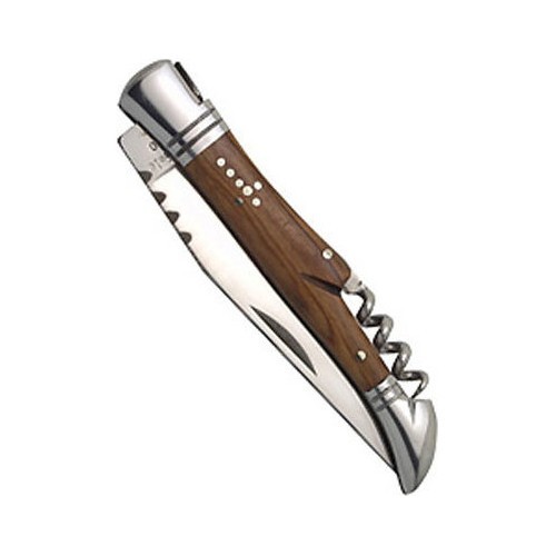 Pocket Knife Laguiole Classic Multi Olive Tree Wood Handle, 20.2cm