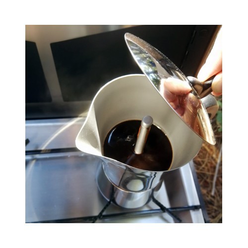 Stainless Steel Espresso Maker BasicNature, 6 Cups