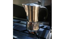 Stainless Steel Espresso Maker BasicNature, 6 Cups