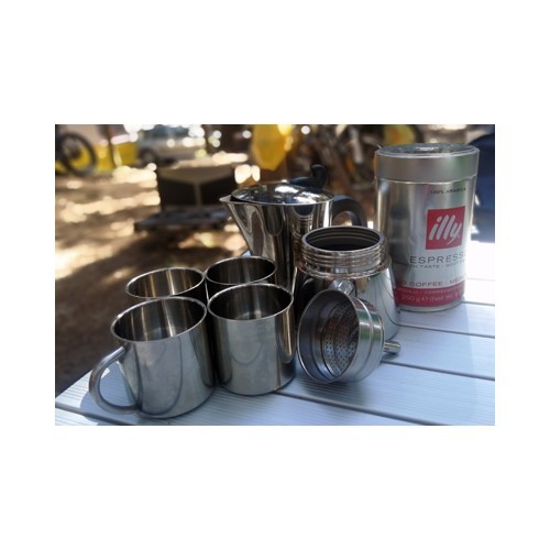Stainless Steel Espresso Maker BasicNature, 6 Cups