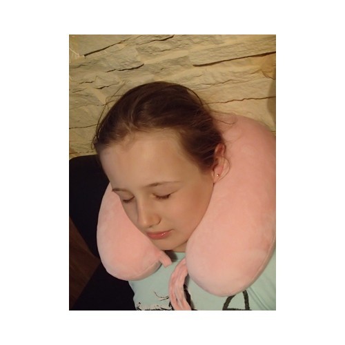 Neck Cushion BasicNature Kids, Pink