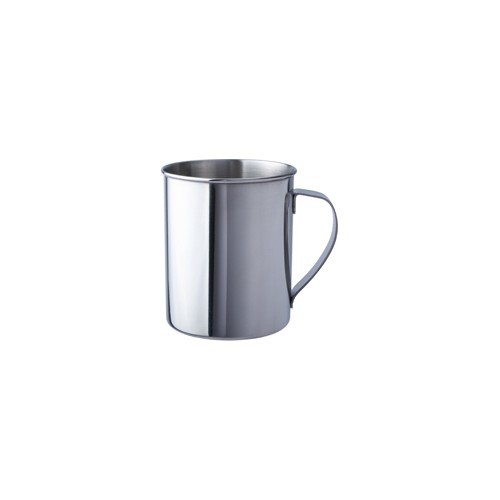 Nerūdijančio plieno puodelis BasicNature, poliruotas, 0,4 l