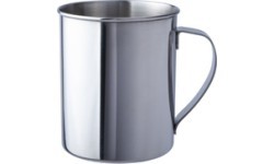 Stainless Steel Mug BasicNature, Polished, 0.4L