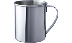 Кружка из нержавеющей стали BasicNature, полированная, 0,3 л