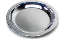 Тарелка из нержавеющей стали BasicNature, 23,5 см