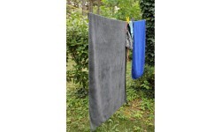 Rankšluostis BasicNature Terry, 150x85cm, mėlynas