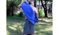 Towel BasicNature Terry, 150x85cm, Grey