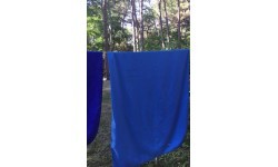 Полотенце BasicNature Velour, 85x150см, синее