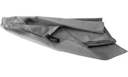 Rankšluostis BasicNature Velour, 120x60 cm, pilkas
