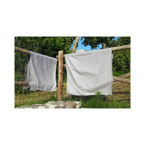 Rankšluostis BasicNature Velour, 120x60 cm, pilkas