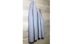 Rankšluostis BasicNature Velour, 120x60 cm, pilkas