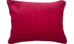 Дорожная подушка BasicNature Travel, 40x30 см, красная