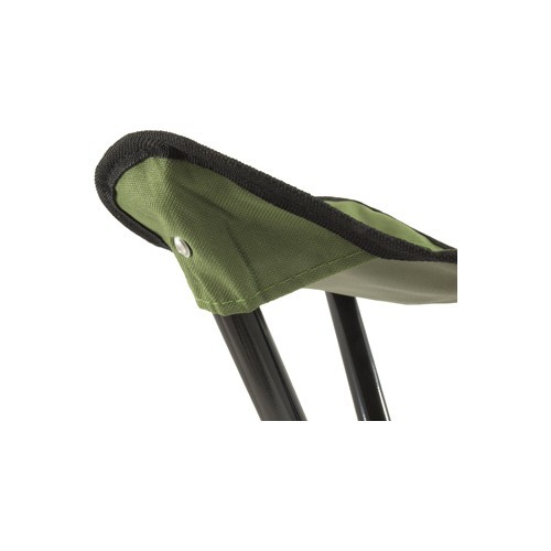 Sulankstomas trikojis taburetas „Travelchair BasicNature“, žalias plieninis