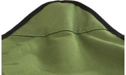 Sulankstomas trikojis taburetas „Travelchair BasicNature“, žalias plieninis