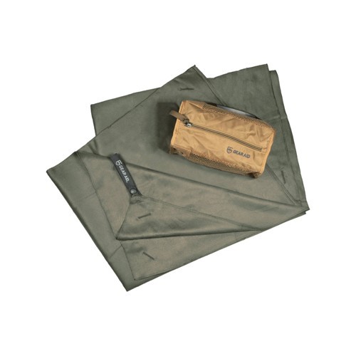 Towel GearAid Microfiber Moss, 75x120cm