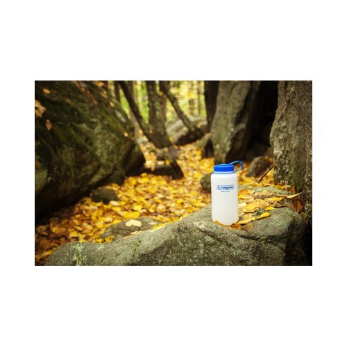 Geriamasis butelis Nalgene HDPE, 1 l, baltas