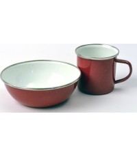 Enamel Bowl Origin Outdoors 15cm, Red