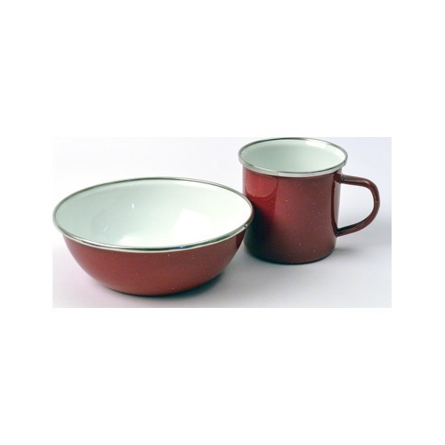 Emaliuotas dubuo Origin Outdoors 15 cm, raudonas