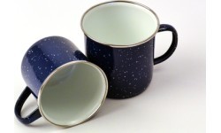 Enamel Cup Origin Outdoors 360ml, Blue
