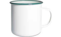 Эмалированная кружка Origin Outdoors Ocean, 0,36 л, белая