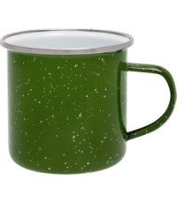 Emaliuotas puodelis Origin Outdoors 360ml, žalias