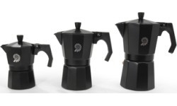 Espresso Maker BasicNature Bellanapoli, 6 Cups, Black