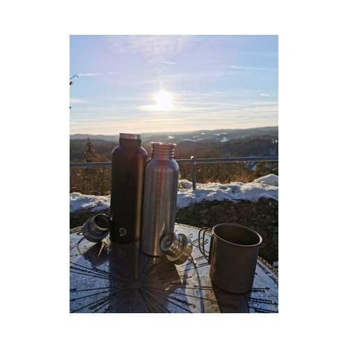 Termosas Origin Outdoors Insulated Active, 0,75 l, juodas, matinis