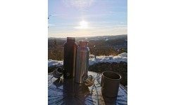 Термос Origin Outdoors Insulated Active, 0,75 л, чёрный, матовый