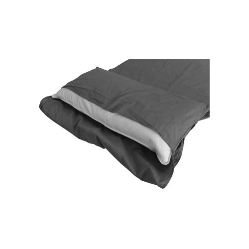 Miegmaišio įklotas Origin Outdoors Cotton Rectangular, pilkas