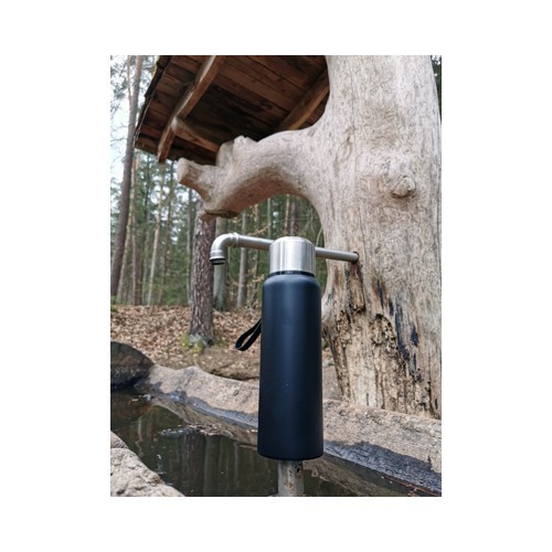 Termosas Origin Outdoors Vacuum PureSteel, 1 l, juodas