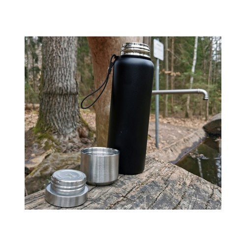 Termosas Origin Outdoors Vacuum PureSteel, 1 l, juodas