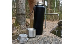 Termosas Origin Outdoors Vacuum PureSteel, 1 l, juodas