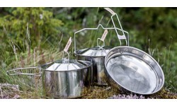 Nerūdijančio plieno indų rinkinys Primus Campfire, didelis