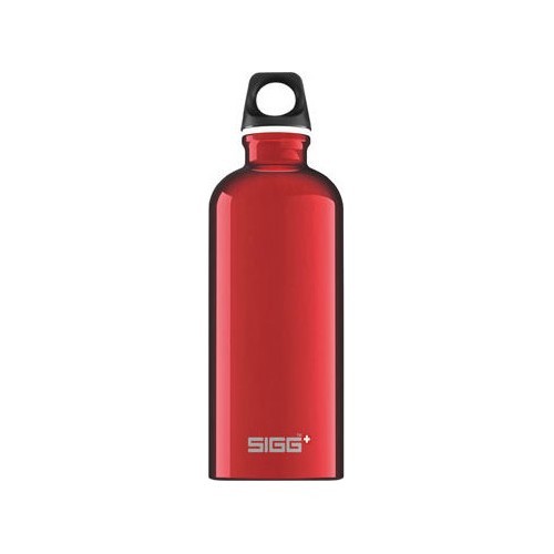 Gertuvė SIGG Alu Drinking Traveller 0.6L, raudona