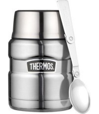 Maisto termosas King 0,47L, plieninis, su šaukštu