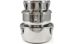 BasicNature Food Container', stainless steel